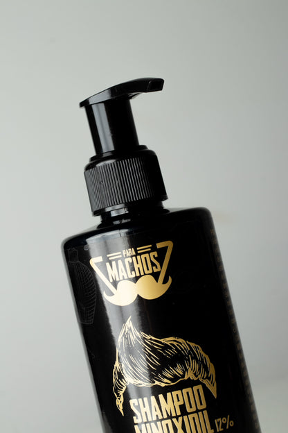 Shampoo de minoxidil 12%