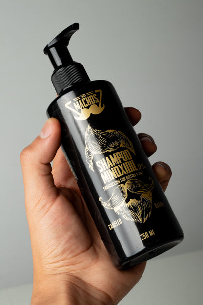Shampoo de minoxidil 12%